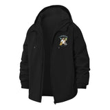 Magical Creatures Unisex Full-Zip Printed Waterproof Hooded Windbreaker