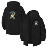 Magical Creatures Unisex Full-Zip Printed Waterproof Hooded Windbreaker