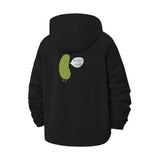 Talking Pickle Unisex Full-Zip Printed Waterproof Hooded Windbreaker