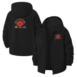 Tabletop Gaming Dice Unisex Full-Zip Printed Waterproof Hooded Windbreaker