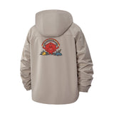 Tabletop Gaming Dice Unisex Full-Zip Printed Waterproof Hooded Windbreaker
