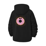 Donut Meme Unisex Full-Zip Printed Waterproof Hooded Windbreaker