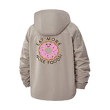 Donut Meme Unisex Full-Zip Printed Waterproof Hooded Windbreaker