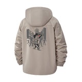 Urban Zombie Apocalypse Unisex Full-Zip Printed Waterproof Hooded Windbreaker