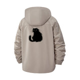 Mystical Cat Unisex Full-Zip Printed Waterproof Hooded Windbreaker
