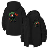 Holiday Humor Unisex Full-Zip Printed Waterproof Hooded Windbreaker