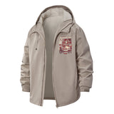 Haunted Cats Unisex Full-Zip Printed Waterproof Hooded Windbreaker