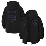 Non-Athletic Department Unisex Full-Zip Printed Waterproof Hooded Windbreaker