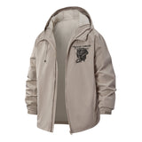 You Wouldn't Download A Slender Boris Unisex Full-Zip Printed Waterproof Hooded Windbreaker
