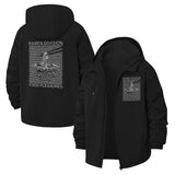 Ramen Division Unisex Full-Zip Printed Waterproof Hooded Windbreaker