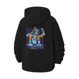 DJ Shiva Unisex Full-Zip Printed Waterproof Hooded Windbreaker