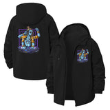 DJ Shiva Unisex Full-Zip Printed Waterproof Hooded Windbreaker