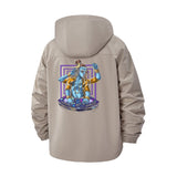 DJ Shiva Unisex Full-Zip Printed Waterproof Hooded Windbreaker
