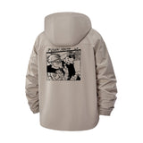 Punk Comic Unisex Full-Zip Printed Waterproof Hooded Windbreaker