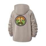 Nature Adventure Guitar Unisex Full-Zip Printed Waterproof Hooded Windbreaker