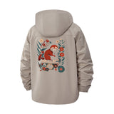 Red Panda DJ Unisex Full-Zip Printed Waterproof Hooded Windbreaker