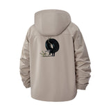 Modern Steampunk Animal Unisex Full-Zip Printed Waterproof Hooded Windbreaker