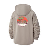 Ramen Bowl Landscape Unisex Full-Zip Printed Waterproof Hooded Windbreaker