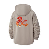 Dragon Fantasy Unisex Full-Zip Printed Waterproof Hooded Windbreaker