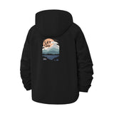 Mountain Adventure Unisex Full-Zip Printed Waterproof Hooded Windbreaker