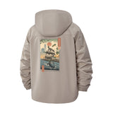 Anime-Inspired Mouse Unisex Full-Zip Printed Waterproof Hooded Windbreaker