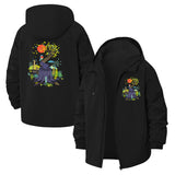 Mystical Nature Scene Unisex Full-Zip Printed Waterproof Hooded Windbreaker