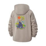 Mystical Nature Scene Unisex Full-Zip Printed Waterproof Hooded Windbreaker