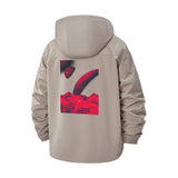 Cosmic Planet Unisex Full-Zip Printed Waterproof Hooded Windbreaker