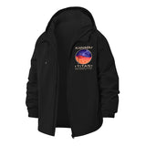 Space Camp Unisex Full-Zip Printed Waterproof Hooded Windbreaker