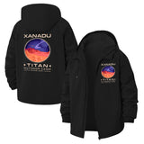 Space Camp Unisex Full-Zip Printed Waterproof Hooded Windbreaker