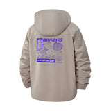 Metamorphosis Graphic Unisex Full-Zip Printed Waterproof Hooded Windbreaker