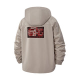 Circuit Board Graphics Unisex Full-Zip Printed Waterproof Hooded Windbreaker