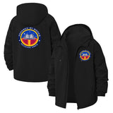 Book Lover Badge Unisex Full-Zip Printed Waterproof Hooded Windbreaker