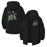 Fantasy Space Adventure Unisex Full-Zip Printed Waterproof Hooded Windbreaker