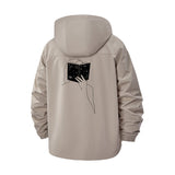 Mystical Book Unisex Full-Zip Printed Waterproof Hooded Windbreaker