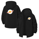 Egg Planet Unisex Full-Zip Printed Waterproof Hooded Windbreaker