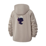Galaxy Princess Unisex Full-Zip Printed Waterproof Hooded Windbreaker