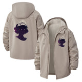 Celestial Princess Unisex Full-Zip Printed Waterproof Hooded Windbreaker