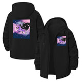 Dreamy Anime Moon Unisex Full-Zip Printed Waterproof Hooded Windbreaker
