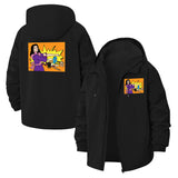 Pop Art Comic Unisex Full-Zip Printed Waterproof Hooded Windbreaker