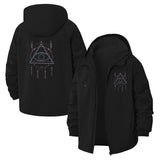 Mystic All-Seeing Eye Unisex Full-Zip Printed Waterproof Hooded Windbreaker