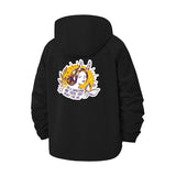 Capricorn Zodiac Headphones Unisex Full-Zip Printed Waterproof Hooded Windbreaker