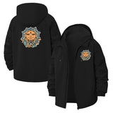 Aztec Sun Unisex Full-Zip Printed Waterproof Hooded Windbreaker