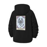 Scorpio Tarot Unisex Full-Zip Printed Waterproof Hooded Windbreaker