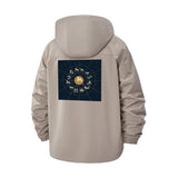 Space Exploration Unisex Full-Zip Printed Waterproof Hooded Windbreaker
