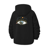 Surreal Forest Eye Unisex Full-Zip Printed Waterproof Hooded Windbreaker