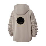 Mystical Celestial Unisex Full-Zip Printed Waterproof Hooded Windbreaker