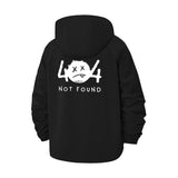 404 Not Found Unisex Full-Zip Printed Waterproof Hooded Windbreaker