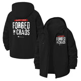 Forged in Chaos Unisex Full-Zip Printed Waterproof Hooded Windbreaker