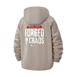 Forged in Chaos Unisex Full-Zip Printed Waterproof Hooded Windbreaker
